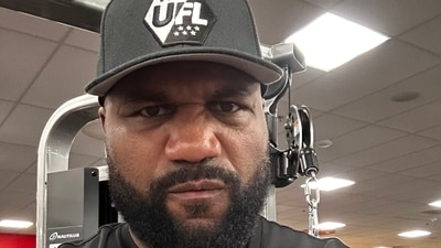 Raja Jackson's father, wrestler Rampage Jackson. (X/@Rampage4real)