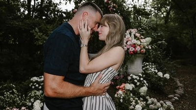 Taylor Swift and Travis Kelce are engaged. (Instagram/taylorswift) Taylor Swift and Travis Kelce are engaged. (Instagram/taylorswift)