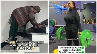 Strength training transforms 59-year-old woman's life. Strength training transforms 59-year-old woman's life.