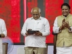 Information Technology (IT) minister Ashwini Vaishnaw and Gujarat CM Bhupendra Patel said at the inauguration of CG Semi’s pilot OSAT (Outsourced Semiconductor Assembly and Test) facility on Thursday (PTI) Information Technology (IT) minister Ashwini Vaishnaw and Gujarat CM Bhupendra Patel said at the inauguration of CG Semi’s pilot OSAT (Outsourced Semiconductor Assembly and Test) facility on Thursday (PTI)