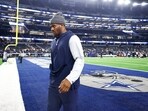 Dallas Cowboys defensive end Micah Parsons walks off the field after the game against the Atlanta Falcons 