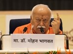 Rashtriya Swayamsevak Sangh (RSS) chief Mohan Bhagwat speaks on the third day of 'Vyakhyanmala' event, organised to mark the centenary year of RSS, in New Delhi, Thursday, Aug. 28, 2025. Rashtriya Swayamsevak Sangh (RSS) chief Mohan Bhagwat speaks on the third day of 'Vyakhyanmala' event, organised to mark the centenary year of RSS, in New Delhi, Thursday, Aug. 28, 2025.
