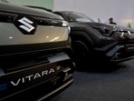 Maruti Suzuki's eVitara at the company's plant Hansalpur, Gujarat.