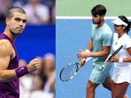 Carlos Alcaraz and Emma Raducanu teamed up for the US Open's mixed doubles tournament last week in New York. Carlos Alcaraz and Emma Raducanu teamed up for the US Open's mixed doubles tournament last week in New York.