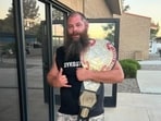 Syko Stu was left unconscious after Raja Jackson's brutal attack.