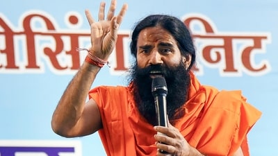 Yoga guru Ramdev slammed the Donald Trump administration for imposing an additional 25% tariff on Indian goods. (ANI file ) Yoga guru Ramdev slammed the Donald Trump administration for imposing an additional 25% tariff on Indian goods. (ANI file )