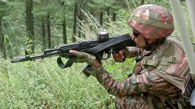 Two terrorists were killed in Gurez sector of Bandipore during a joint operation by the Indian Army and Jammu & Kashmir Police. (Representational image/ANI Grab) Two terrorists were killed in Gurez sector of Bandipore during a joint operation by the Indian Army and Jammu & Kashmir Police. (Representational image/ANI Grab)