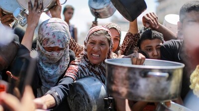 All members of the UN Security Council, except the United States, jointly backed the IPC's declaration that famine in Gaza is a 'man-made crisis'. (AFP) All members of the UN Security Council, except the United States, jointly backed the IPC's declaration that famine in Gaza is a 'man-made crisis'. (AFP)