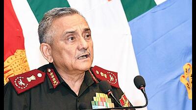 Chief of Defence Staff General Anil Chauhan addresses the gathering during Ran Samvad 2025 on Wednesday. (ANI) Chief of Defence Staff General Anil Chauhan addresses the gathering during Ran Samvad 2025 on Wednesday. (ANI)