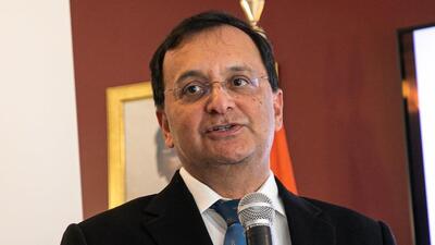 Dinesh K Patnaik is currently India’s ambassador to Spain. (X/IndiainSpain) Dinesh K Patnaik is currently India’s ambassador to Spain. (X/IndiainSpain)