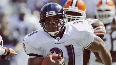 Jamal Lewis starting off his career with the Baltimore Ravens. (X) Jamal Lewis starting off his career with the Baltimore Ravens. (X)