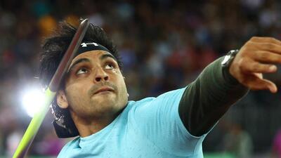 India's Neeraj Chopra in action during the men's javelin throw at the Diamond League Final in Zurich. (REUTERS) India's Neeraj Chopra in action during the men's javelin throw at the Diamond League Final in Zurich. (REUTERS)