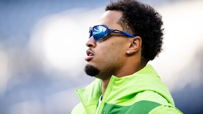 Jaxon Smith-Njigba #11 of the Seattle Seahawks looks on before the NFL Preseason 2025 game against the Las Vegas Raiders at Lumen Field on August 7. (Getty Images via AFP) Jaxon Smith-Njigba #11 of the Seattle Seahawks looks on before the NFL Preseason 2025 game against the Las Vegas Raiders at Lumen Field on August 7. (Getty Images via AFP)