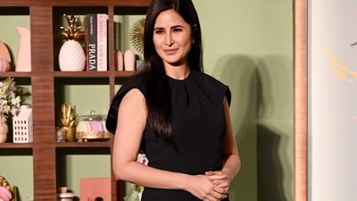 Bollywood actor Katrina Kaif developed her Kay Beauty brand of cosmetics in association with Nykaa. (AFP)