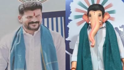 The idol has been created under the theme “Telangana Rising". (ANI) The idol has been created under the theme “Telangana Rising". (ANI)