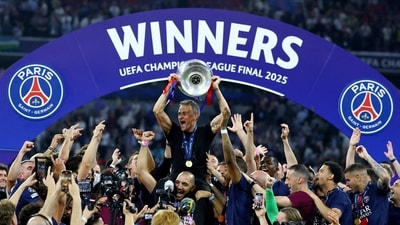 PSG’s easiest opponents, in theory, in the league phase will be Newcastle and Athletic Bilbao. (REUTERS)