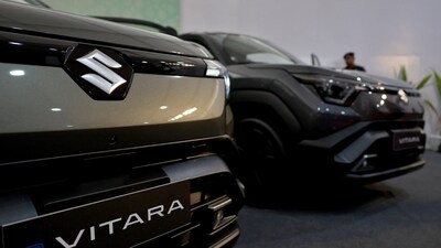 Maruti Suzuki's eVitara at the company's plant Hansalpur, Gujarat. (Reuters)