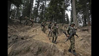 Security forces on Thursday foiled an infiltration attempt in north Kashmir’s Gurez sector and killed two infiltrators. The operation is still in progress as joint teams of the army and the police are combing the forest area looking for other infiltrators. (AFP File) Security forces on Thursday foiled an infiltration attempt in north Kashmir’s Gurez sector and killed two infiltrators. The operation is still in progress as joint teams of the army and the police are combing the forest area looking for other infiltrators. (AFP File)