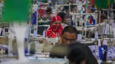 A garment factory in Noida. The US is the biggest export market for India's textile industry. (Reuters)