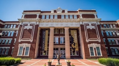 The Emporia State University issued an emergency notification. (Emporia State University)