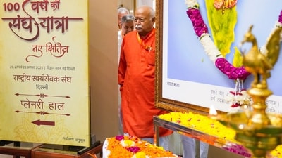 Rashtriya Swayamsevak Sangh (RSS) chief Mohan Bhagwat (PTI) Rashtriya Swayamsevak Sangh (RSS) chief Mohan Bhagwat (PTI)