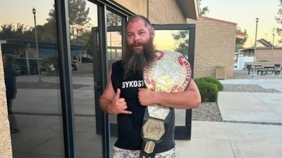 Syko Stu was left unconscious after Raja Jackson's brutal attack. (Instagram/sykostu) Syko Stu was left unconscious after Raja Jackson's brutal attack. (Instagram/sykostu)