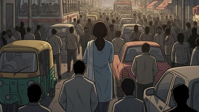 The National Annual Report and Index on Women's Safety, NARI 2025, based on views from 31 cities covering all states. (Illustration: AI-generated )