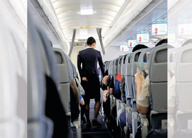 Some people recline their seats as far back as they can go, getting all up in your personal space. (SHUTTERSTOCK) Some people recline their seats as far back as they can go, getting all up in your personal space. (SHUTTERSTOCK)