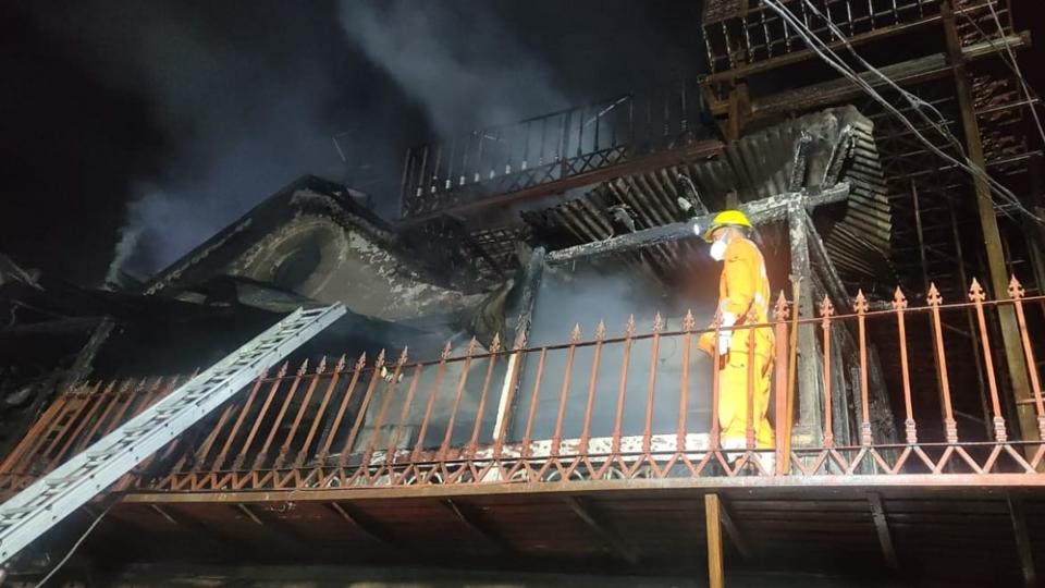 The fire broke out around 10 pm on Wednesday. (Sources) The fire broke out around 10 pm on Wednesday. (Sources)