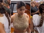 Janhvi Kapoor's stylist explains tissues on her back during film promotion. Janhvi Kapoor's stylist explains tissues on her back during film promotion.