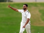 Auqib Nabi claimed four wickets in four balls in the Duleep Trophy match. Auqib Nabi claimed four wickets in four balls in the Duleep Trophy match.