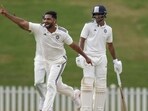 Bengaluru: North Zone's Auqib Nabi celebrates the wicket of East Zone’s Virat Singh on day two of a Duleep Trophy 2025 quarterfinal cricket match between East Zone and North Zone, at BCCI Centre of Excellence Ground, in Bengaluru, Karnataka, Friday, Aug. 29, 2025. (PTI Photo/Shailendra Bhojak) (PTI08_29_2025_000329B) (PTI) Bengaluru: North Zone's Auqib Nabi celebrates the wicket of East Zone’s Virat Singh on day two of a Duleep Trophy 2025 quarterfinal cricket match between East Zone and North Zone, at BCCI Centre of Excellence Ground, in Bengaluru, Karnataka, Friday, Aug. 29, 2025. (PTI Photo/Shailendra Bhojak) (PTI08_29_2025_000329B) (PTI)