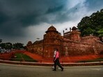 Dark clouds hover over Red Fort in Delhi. (Raj K Raj /HT Photo) Dark clouds hover over Red Fort in Delhi. (Raj K Raj /HT Photo)