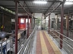 The closed zoo on Friday. (Sanjeev Verma/HT photo)
