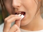 There's a common belief that chewing gum refines the jawline. There's a common belief that chewing gum refines the jawline.