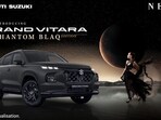 Maruti Suzuki Grand Vitara in the PHANTOM BLAQ edition.

