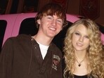 Taylor Swift's ex-boyfriend from high school has reacted to the news of her engagement.