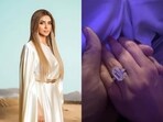 Dubai royal Sheikha Mahra showed her ring on Instagram after her engagement with rapper French Montana. Dubai royal Sheikha Mahra showed her ring on Instagram after her engagement with rapper French Montana.