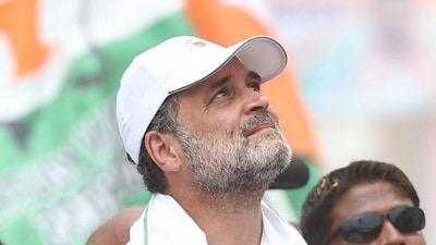 Congress leader Rahul Gandhi in Bihar's Motihari, during the 'Voter Adhikar Yatra' on Thursday. (HT Photo)