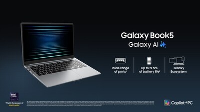 Samsung Galaxy Book5 offers MacBook Air-like portability, long battery life, and AI features at a starting price of Rs. 77,990. (Samsung)