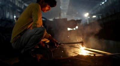 Industry, driven by a 7.7% growth in manufacturing and helped by a 7.6% growth in construction despite a double-digit growth last year managed to post an aggregate growth of 7%. (REUTERS) Industry, driven by a 7.7% growth in manufacturing and helped by a 7.6% growth in construction despite a double-digit growth last year managed to post an aggregate growth of 7%. (REUTERS)