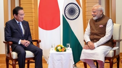 PM Narendra Modi with Japanese Prime Minister Shigeru Ishiba. (X/Narendra Modi) PM Narendra Modi with Japanese Prime Minister Shigeru Ishiba. (X/Narendra Modi)