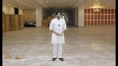 Jana Sena Party president and Andhra Pradesh deputy chief minister Pawan Kalyan. (HT PHOTO) Jana Sena Party president and Andhra Pradesh deputy chief minister Pawan Kalyan. (HT PHOTO)