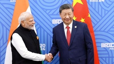 Prime Minister Narendra Modi with Chinese President Xi Jinping on October 23, 2024. (Reuters file) Prime Minister Narendra Modi with Chinese President Xi Jinping on October 23, 2024. (Reuters file)