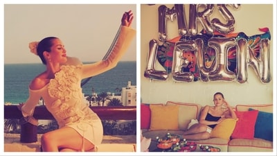 Selena Gomez went to Cabo with her friends for her bachelorette party. (Instagram)