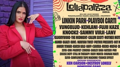Sona Mohapatra shared a post about Lollapalooza India 2026. Sona Mohapatra shared a post about Lollapalooza India 2026.