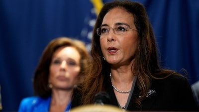 Assistant Attorney General for Civil Rights Harmeet Dhillon urged people to send leads to aid DOJ's probe. (REUTERS)