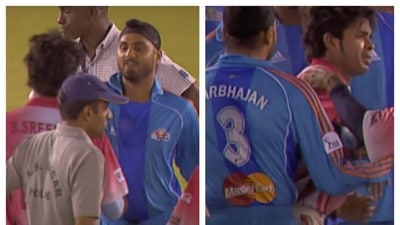 Harbhajan Singh slapping S Sreesanth didn't make for a comfortable veiwing at all (Screengrab) Harbhajan Singh slapping S Sreesanth didn't make for a comfortable veiwing at all (Screengrab)