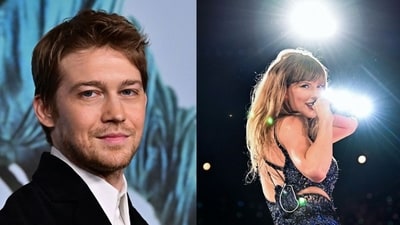 Taylor Swift's engagement to NFL star Travis Kelce brings attention to her ex, Joe Alwyn, who reportedly wished the singer happiness, according to the sources. ((Photo by Frederic J. BROWN / AFP, @taylorswift/Instagram) Taylor Swift's engagement to NFL star Travis Kelce brings attention to her ex, Joe Alwyn, who reportedly wished the singer happiness, according to the sources. ((Photo by Frederic J. BROWN / AFP, @taylorswift/Instagram)