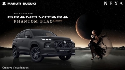Maruti Suzuki Grand Vitara in the PHANTOM BLAQ edition. Maruti Suzuki Grand Vitara in the PHANTOM BLAQ edition.